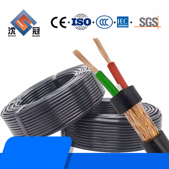 Shenguan Carbon Fiber Multi-Conductor, Unshielded Control Cable Bare Copper XLPE Insulated Halogen-Free Flame Retardant Fire Alarm Cable Electric Cable