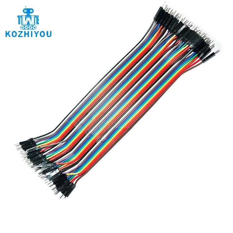 40pin 20cm 2.54mm Row Male to Male (M-M) DuPont Cable Breadboard Jumper Wire for Arduino