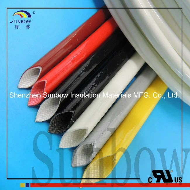 High Temp Silicone Fiberglass Sleeving Wire Cable Insulating Tube