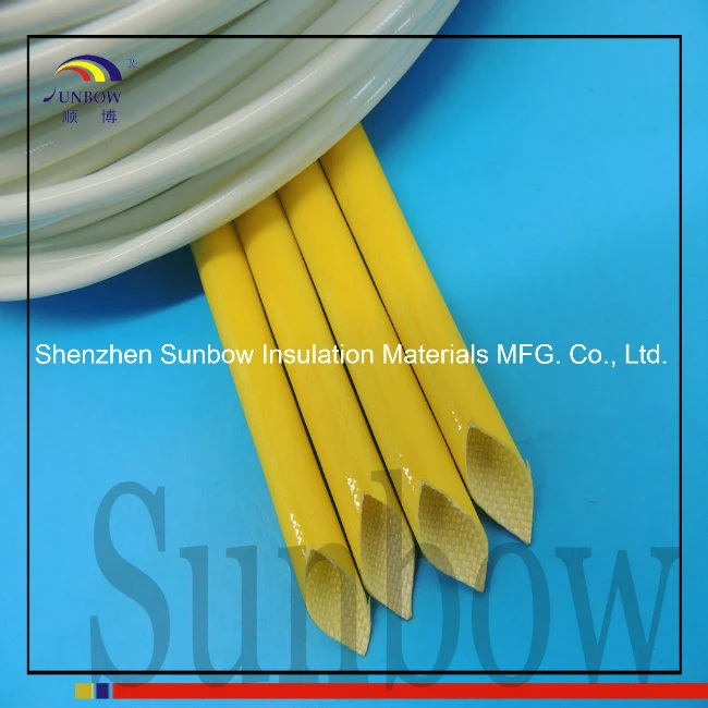 High Temp Silicone Fiberglass Sleeving Wire Cable Insulating Tube
