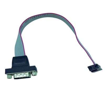 2.54mm Pitch IDC Connector to dB9 Flat Ribbon Cable